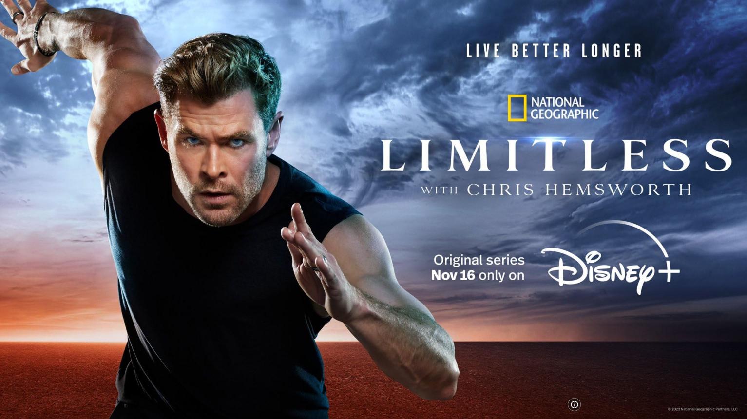 actorul Chris Hemsworth protagonistul documentarului National Geographic