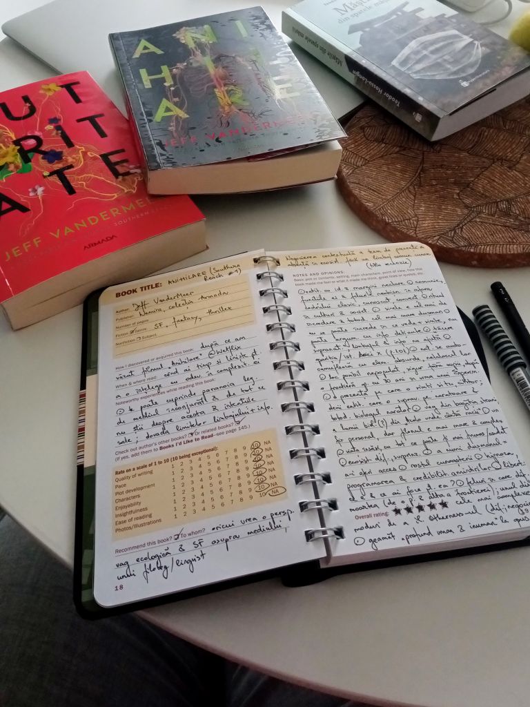 Caietul de jurnal al Ancăi Zaharia, folosit în rutina de scris