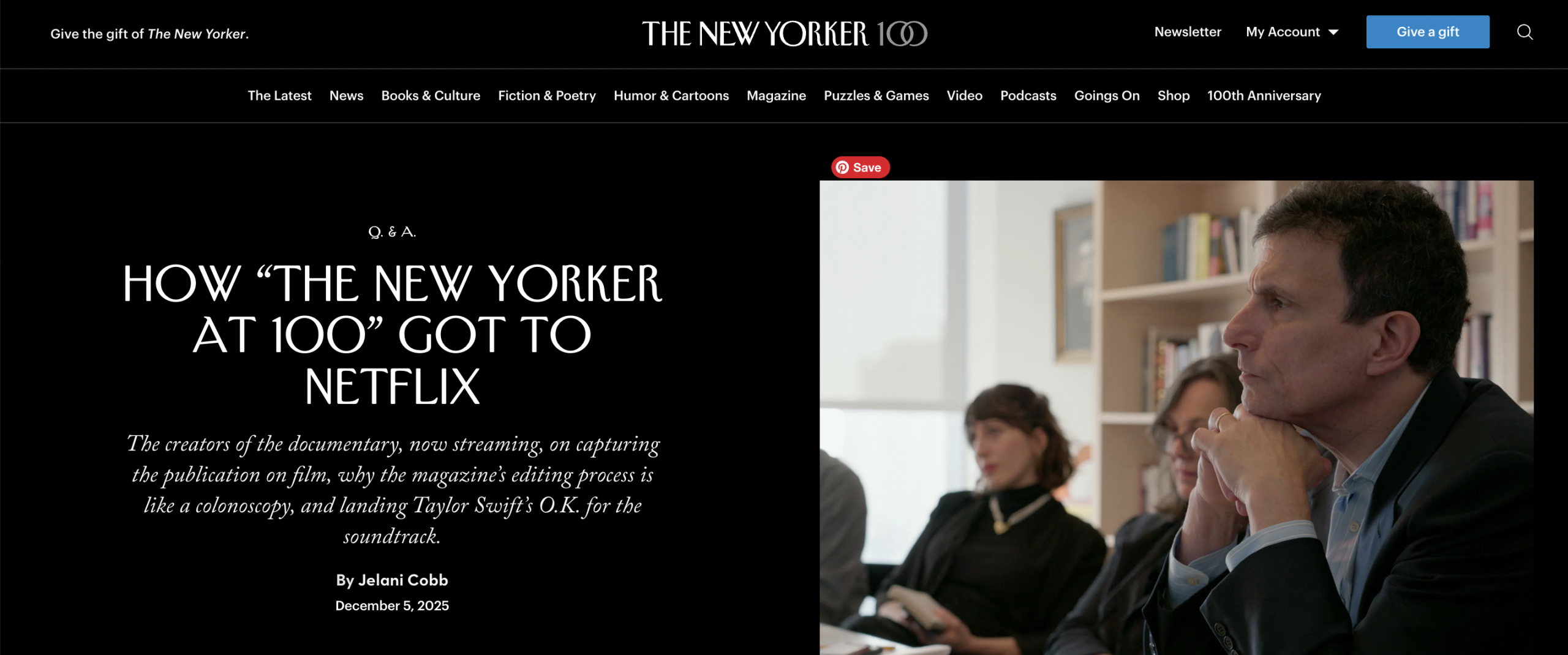 The New Yorker documentar Netflix