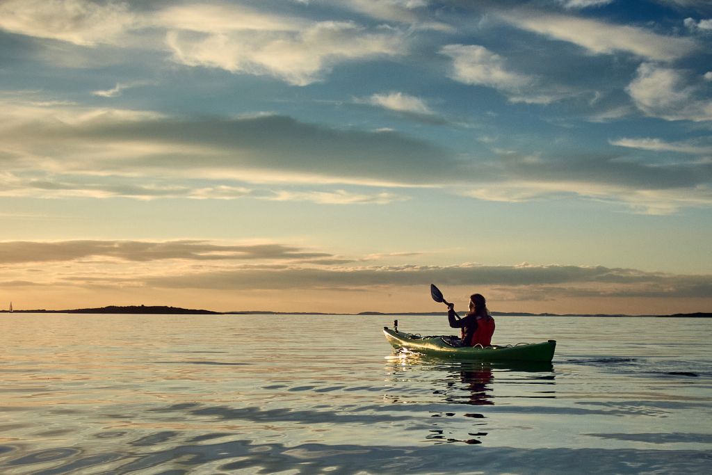 Ioana Precup caiac pe mare longevitate